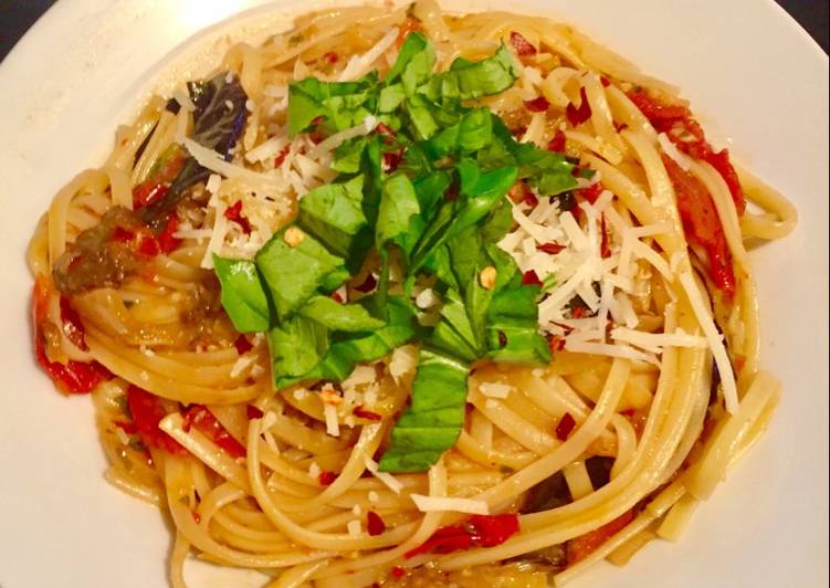 How to  Make Spicy Eggplant Pasta Flavorful