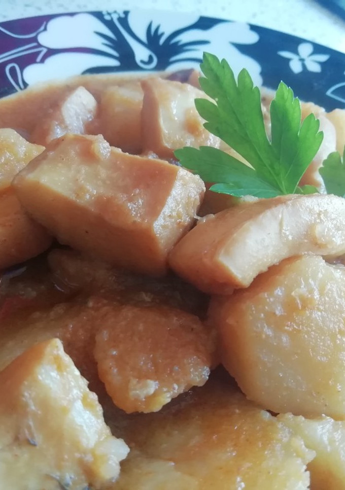 Una foto de Papas con choco