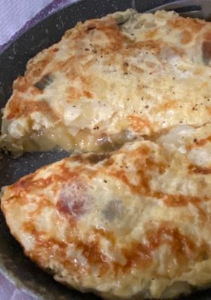 Una foto de Tortilla de papas saludable