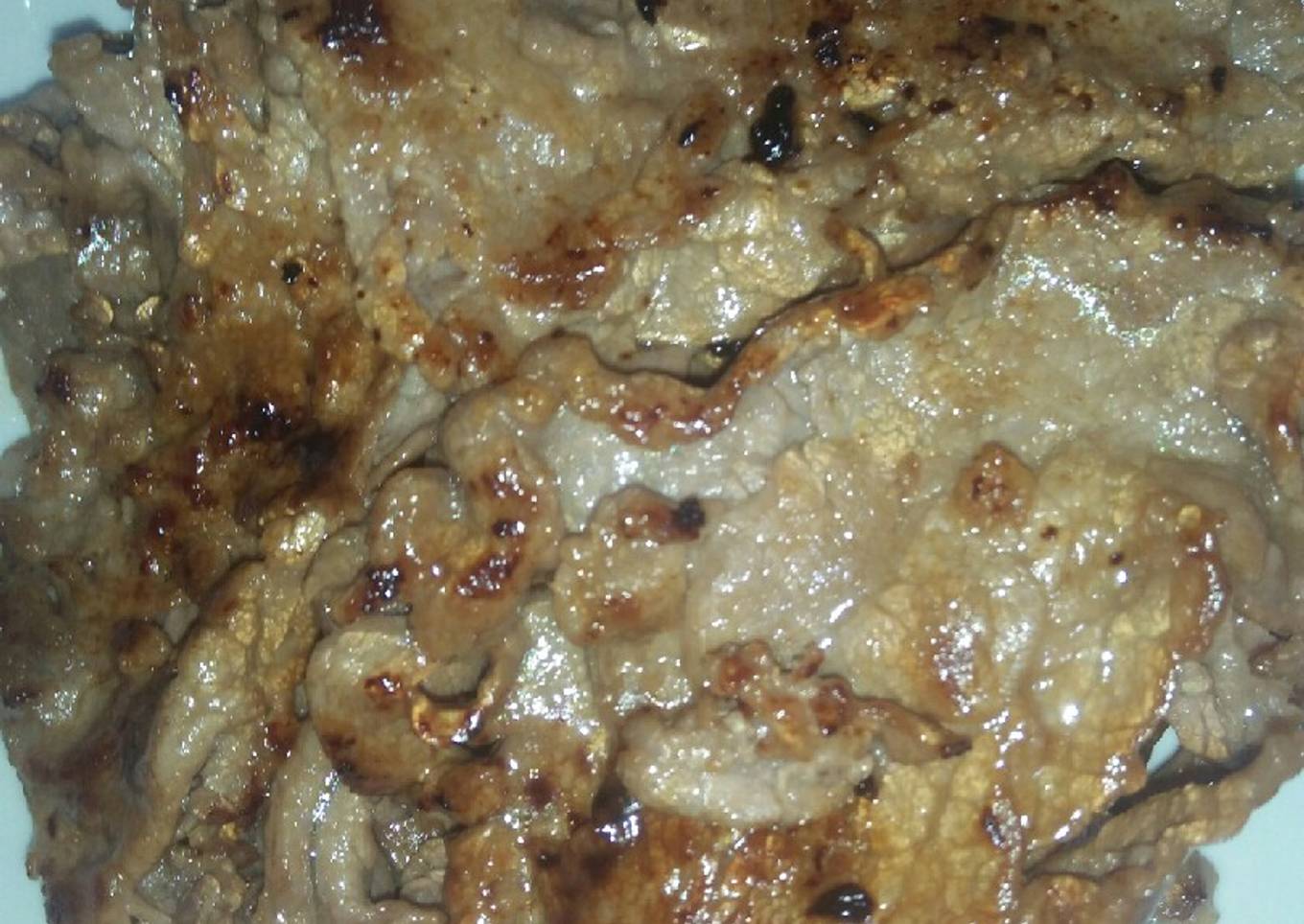 Daging slice panggang