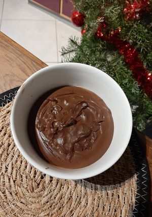 Une photo de Crème épaisse au chocolat
