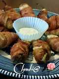 Chiles jalapeños envueltos en tocino🌹