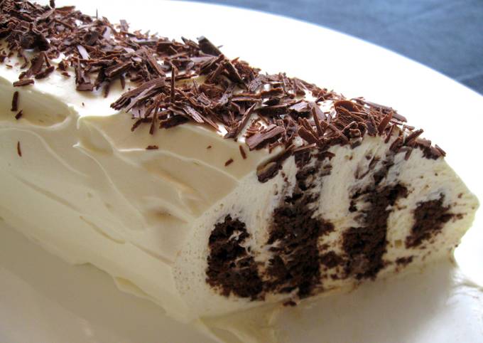 Recipe of Ultimate Choc Ripple Log Cake