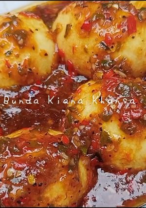 Foto resep Telor lada hitam