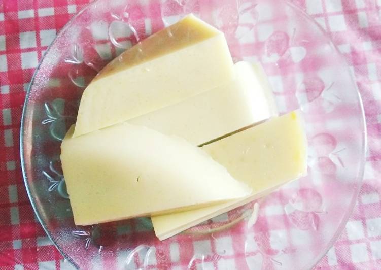 Puding alpukat simple