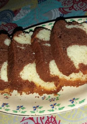 Una foto de Budin marmolado