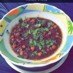 A picture of Masala Chole.