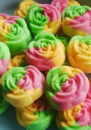Foto resep Bolu kukus mawar