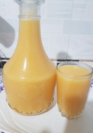صورة لوصفة عصير القرع الأحمر والفواكه منعش ومنشط
