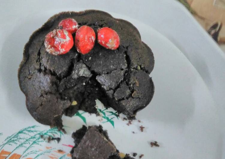 Eggless chocolate brownie