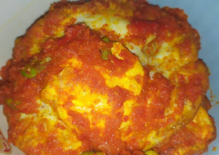 Balado telur ceplok