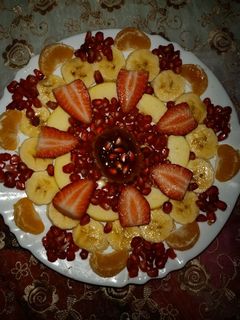صورة لوصفة سلطة فواكه بسيطة 🍓🍌🍏🍊