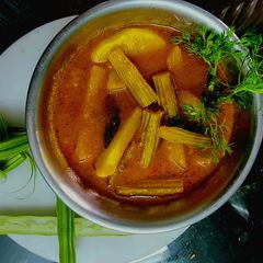 Drumstick Potato Curry A picture of Drumstick Potato Curry.
