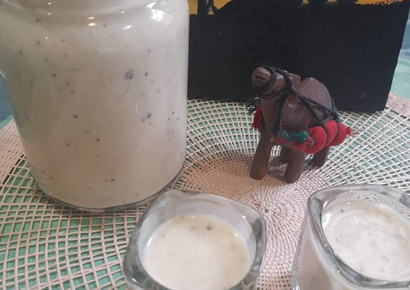 Banana dates smoothie 😋