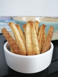 صورة لوصفة 🍞 أطراف خبز التوست المحمصه 🍞