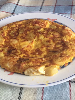 Una foto de Tortilla de calabacín para dieta