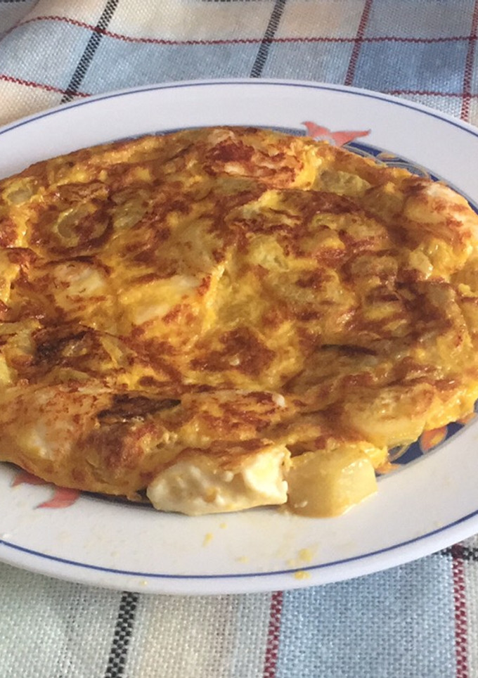 Una foto de Tortilla de calabacín para dieta