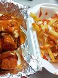 Booneles y papas ala francesa