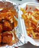 Booneles y papas ala francesa
