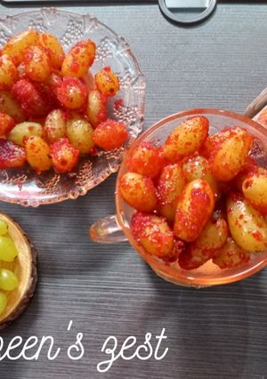 A picture of Green Grapes and Jelly Frozen Delight.