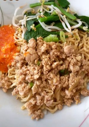Foto resep Mie ayam bangka