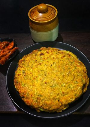 A picture of Louki Paratha.