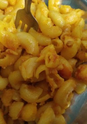 A picture of Masala macaroni (italian).
