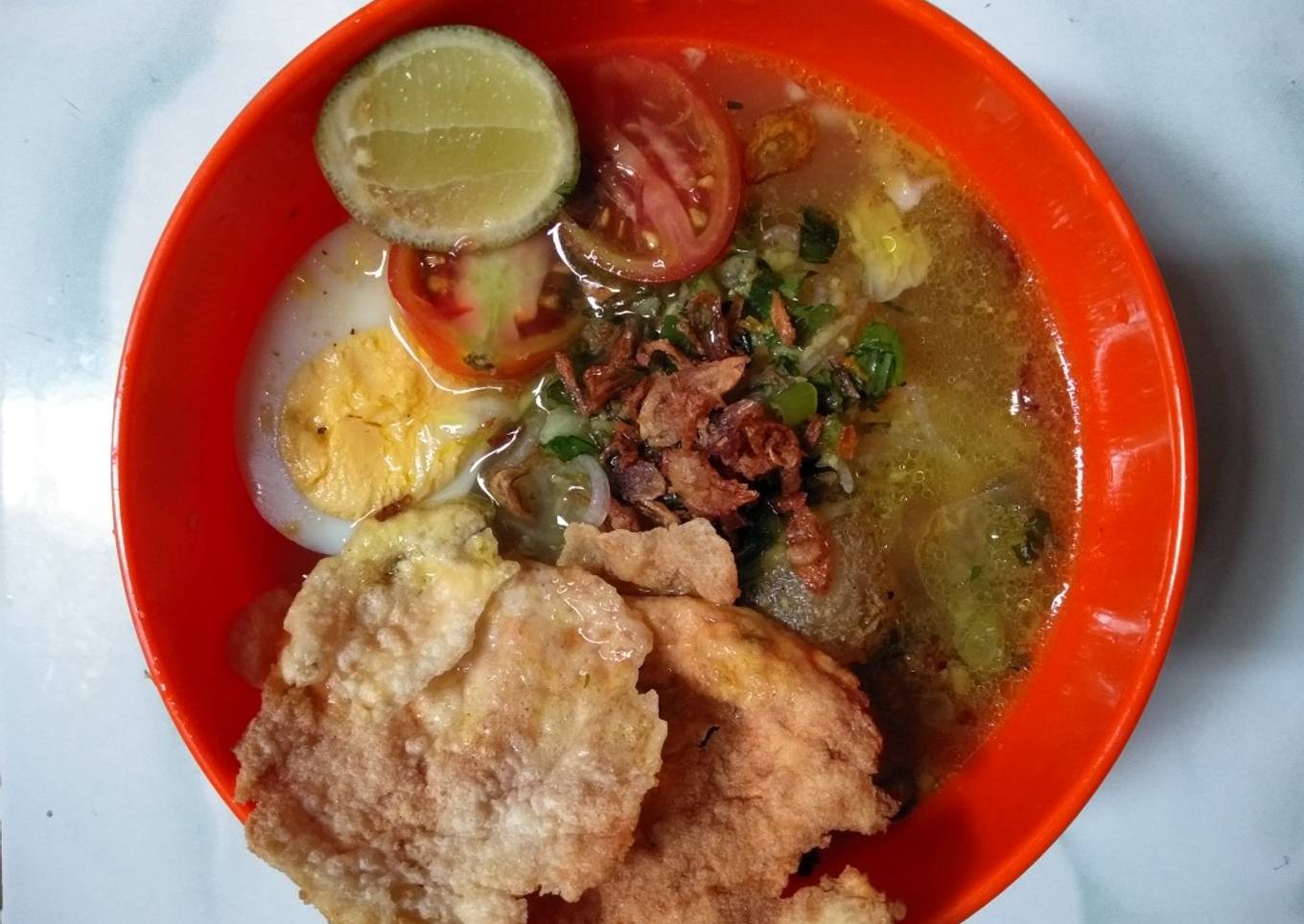 Soto kikil bening