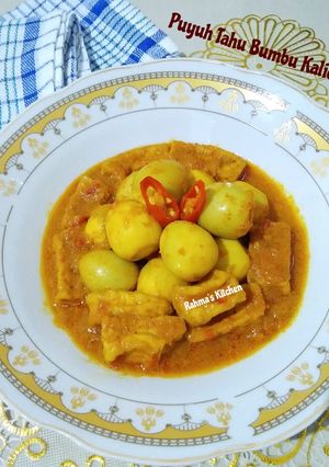 Foto resep Puyuh Tahu Bumbu Kalio
