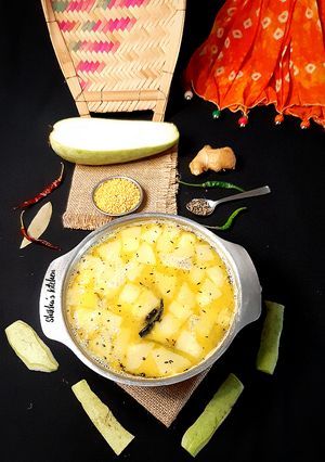 চালকুমড়া দিয়ে মুগ ডাল রেসিপির প্রধান ছবি