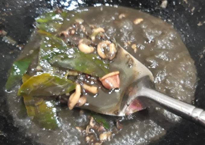 Cumi hitam bumbu pedas manis