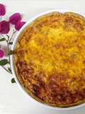 Pastel o quiche de pollo