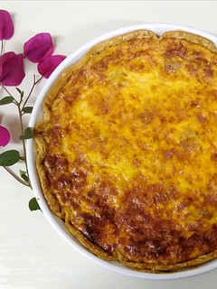 Una foto de Pastel o quiche de pollo