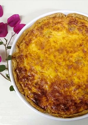 Una foto de Pastel o quiche de pollo