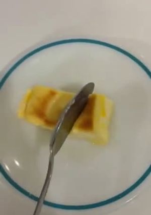Hình của món Bánh sữa phô mai nướng.