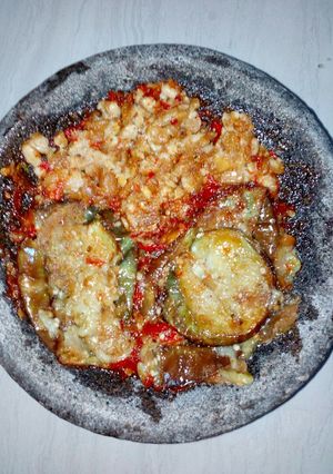 Foto resep Tempe dan Terong Penyet