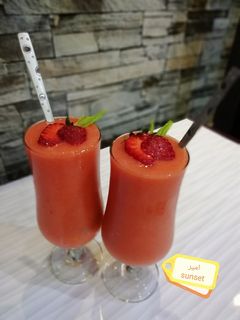 عکسی از دستور اسموتی توت فرنگی، پرتقال 🍓🍊