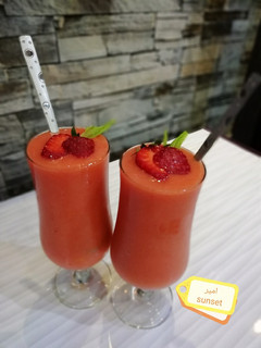 عکسی از دستور اسموتی توت فرنگی، پرتقال 🍓🍊