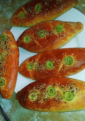 صورة لوصفة خبزات محشين