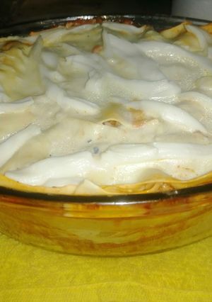 Una foto de Lasaña (carne molida)🥘😋