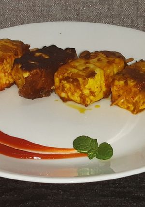 A picture of Paneer Chilli Tikka.