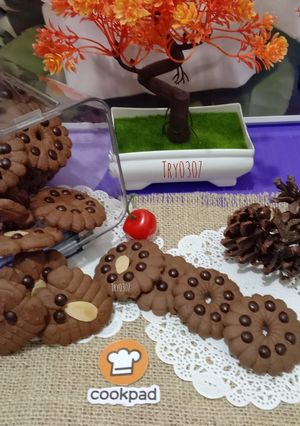 Foto resep Cookies Chocochip & Almond rumahan