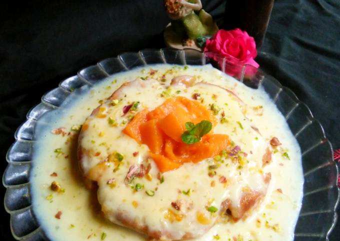 Simple Way to Make Homemade Mango Malai Cake