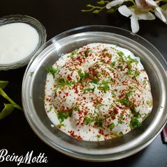 A picture of Angoori Dahi Wada.