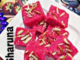 Coconut Strawberry Burfi