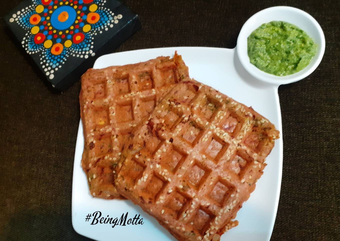 Bhajani Veggies Waffles