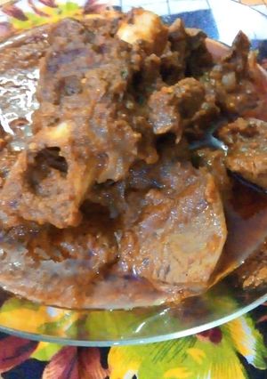 A picture of Mutton Karhai.