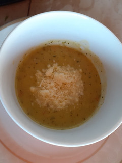 Una foto de Crema natural de zapallo italiano