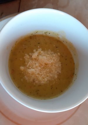 Una foto de Crema natural de zapallo italiano