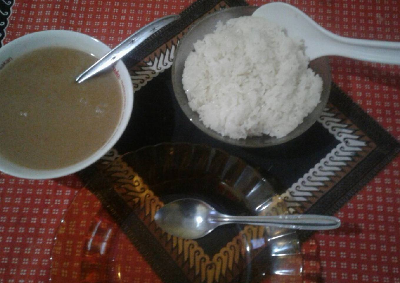 Kolak ketan durian